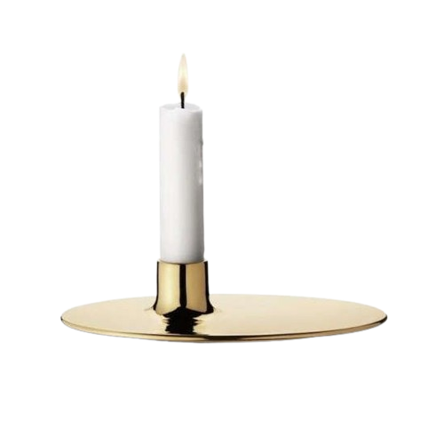 BRASS MODERN CANDLE HOLDER